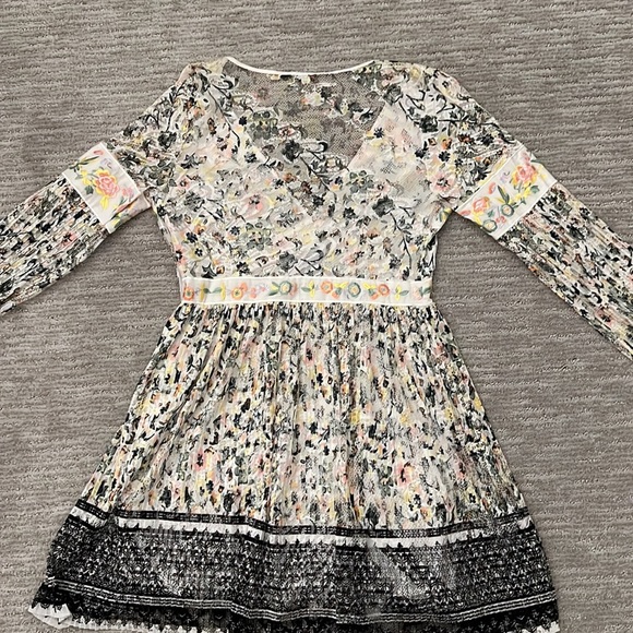 Free People embroidered and lace tunic dress - Picture 6 of 8